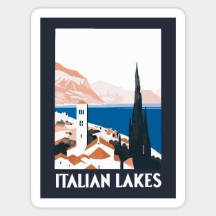 Italian Lakes Sticker